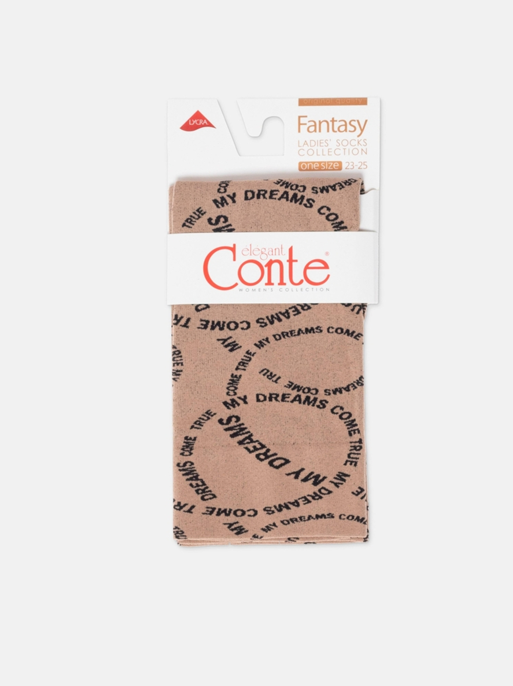 CONTE FANTASY Плотные носки с вывязанным рисунком «My dreams»
