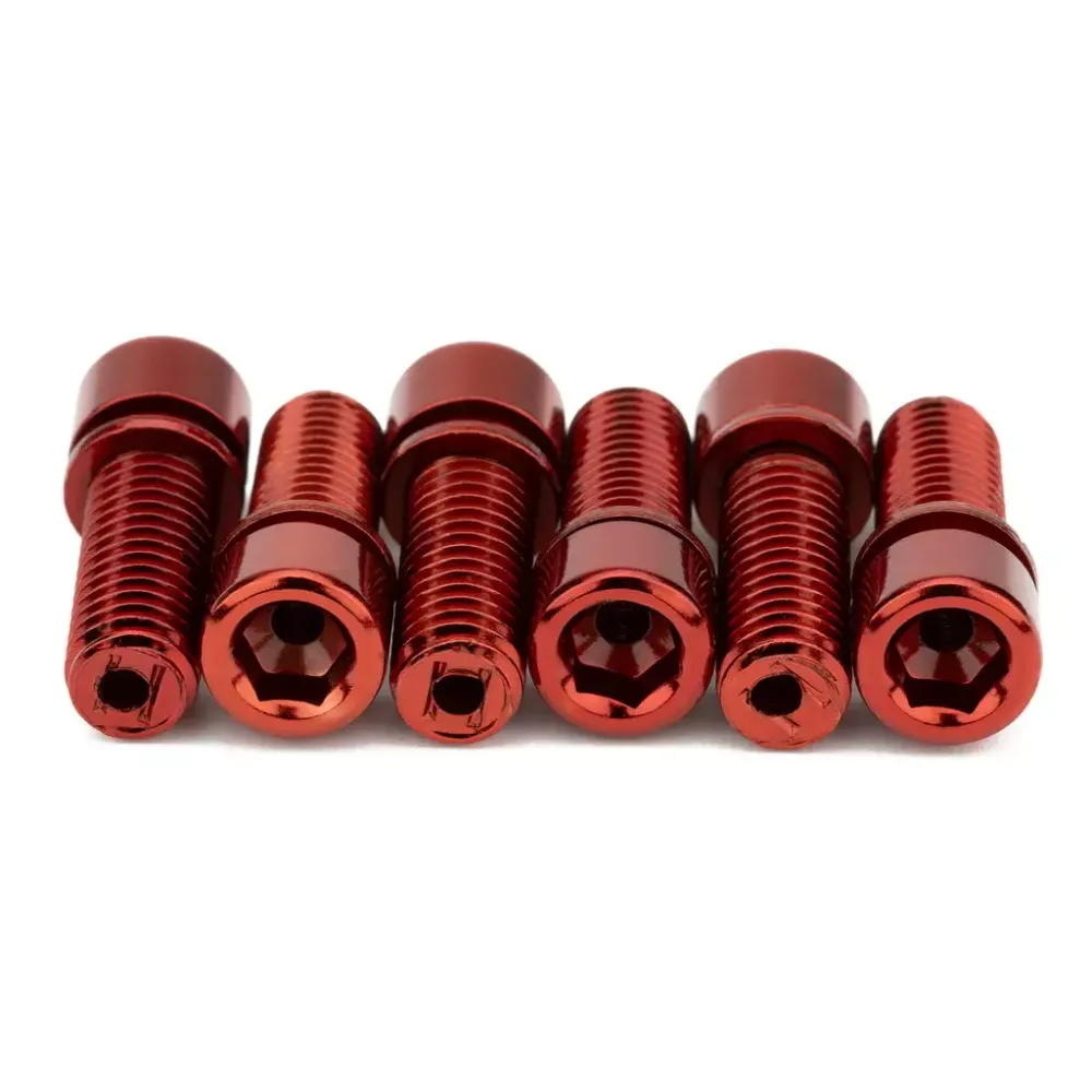 Болты Mission Stem Bolts 23mm Red