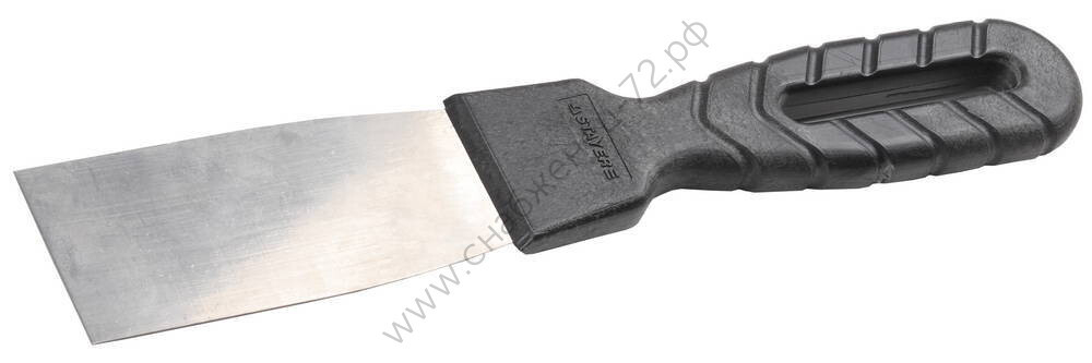 STAYER ProFLat 40 мм, пластиковая ручка, нержавеющий, Шпатель, PROFESSIONAL (1008-04)