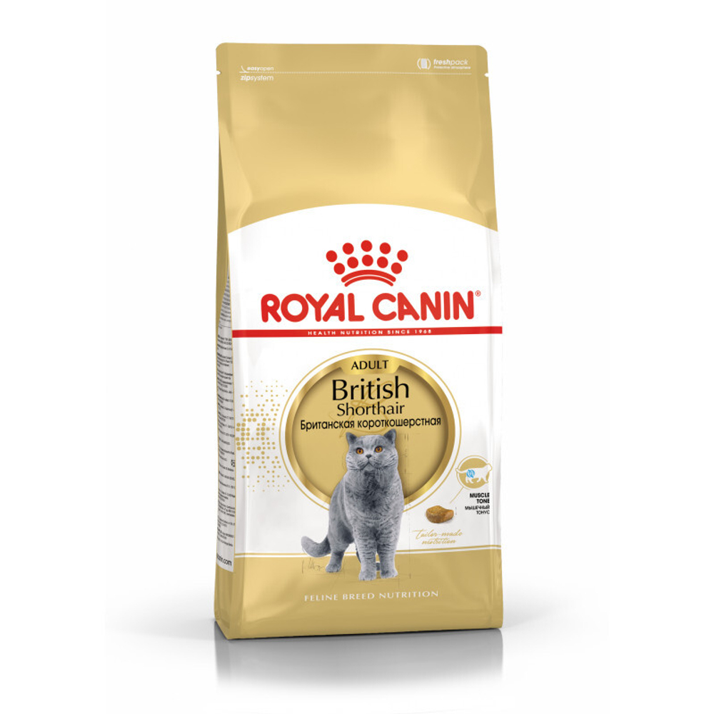Royal Canin British Shorthair Adult Корм сухой для взрослых британских кошек 4кг