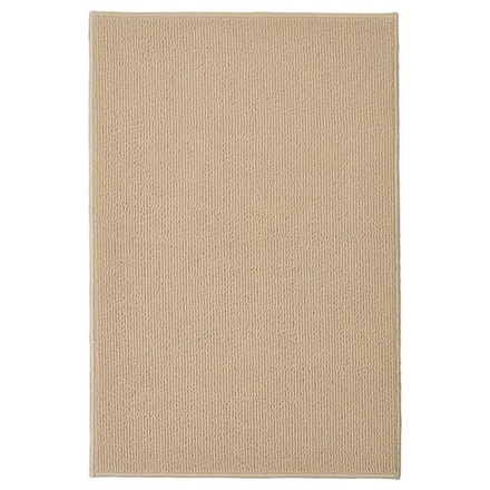ФИНТСЕН FINTSEN Коврик для ванной 40x60 см, бежевый