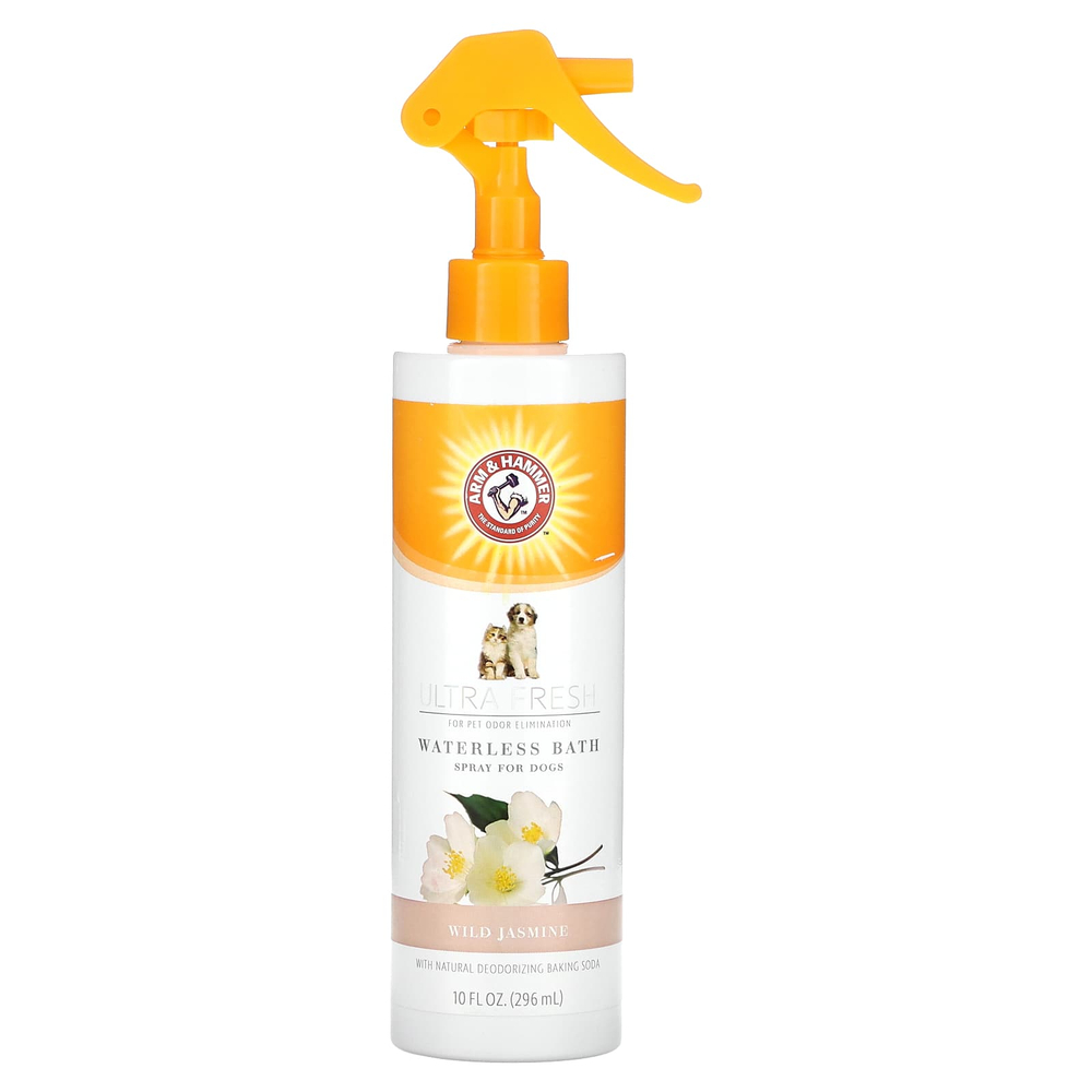Arm & Hammer, Ultra Fresh, безводная ванна, спрей для собак, дикий жасмин, 296 мл (10 жидк. унц.)