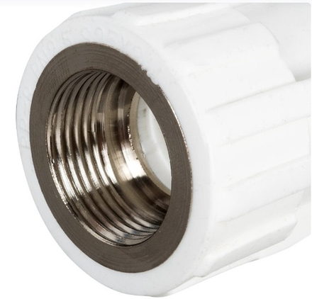 Муфта полипропиленовая комбинированная внутренняя резьба PN25 d25х3/4"