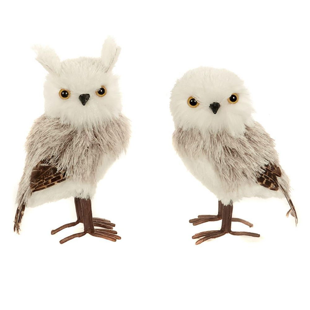 Фигурка сова 21см Goodwill Furry Owlwh-Brwn