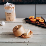 Масленка из дерева Сибирский Кедр для сливочного масла. MS3