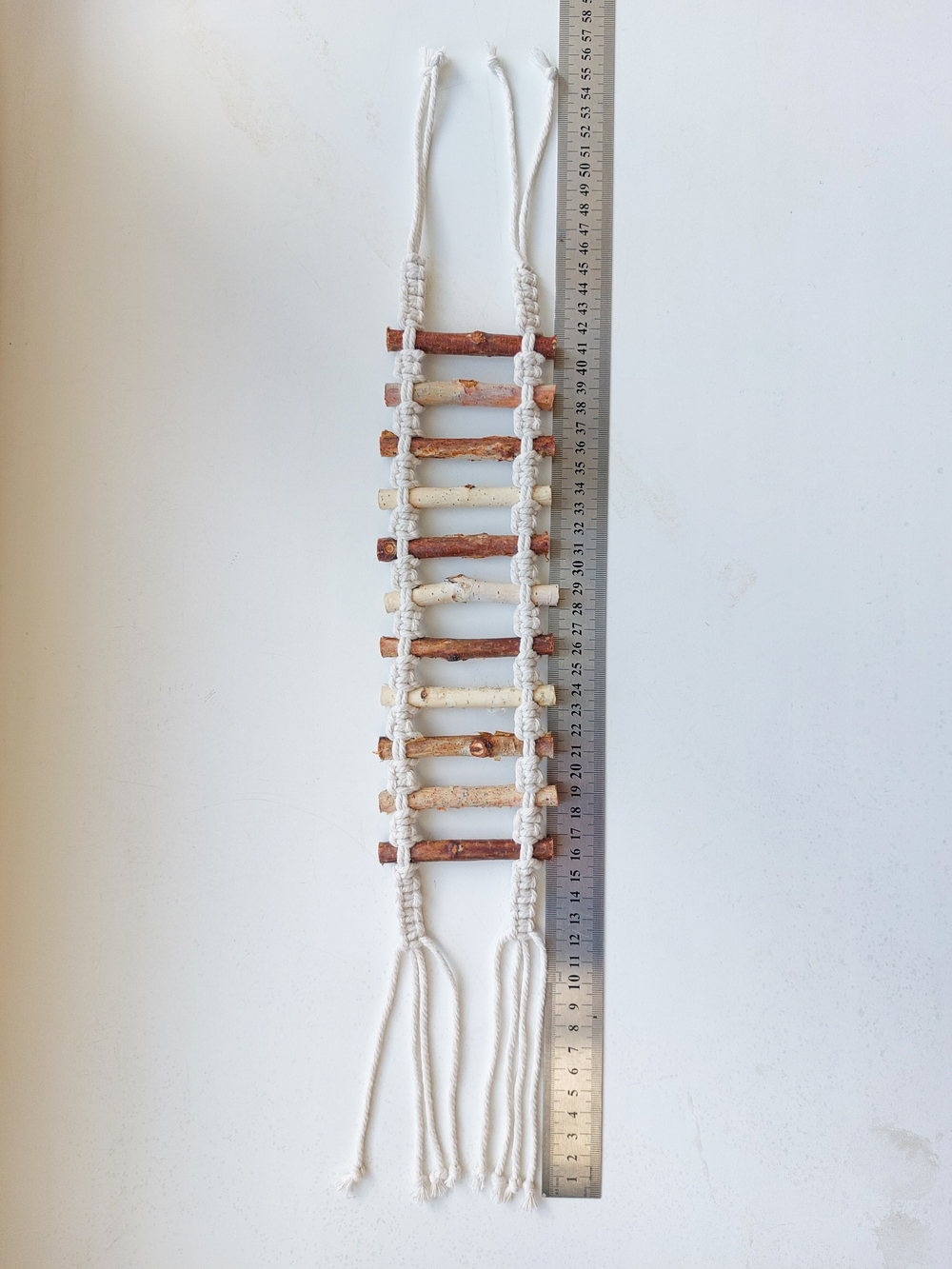 Веревочная лесенка для попугаев 25см