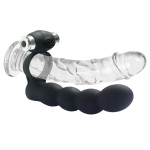Вибронасадка Vander "Double Penetration Beads", Чёрный