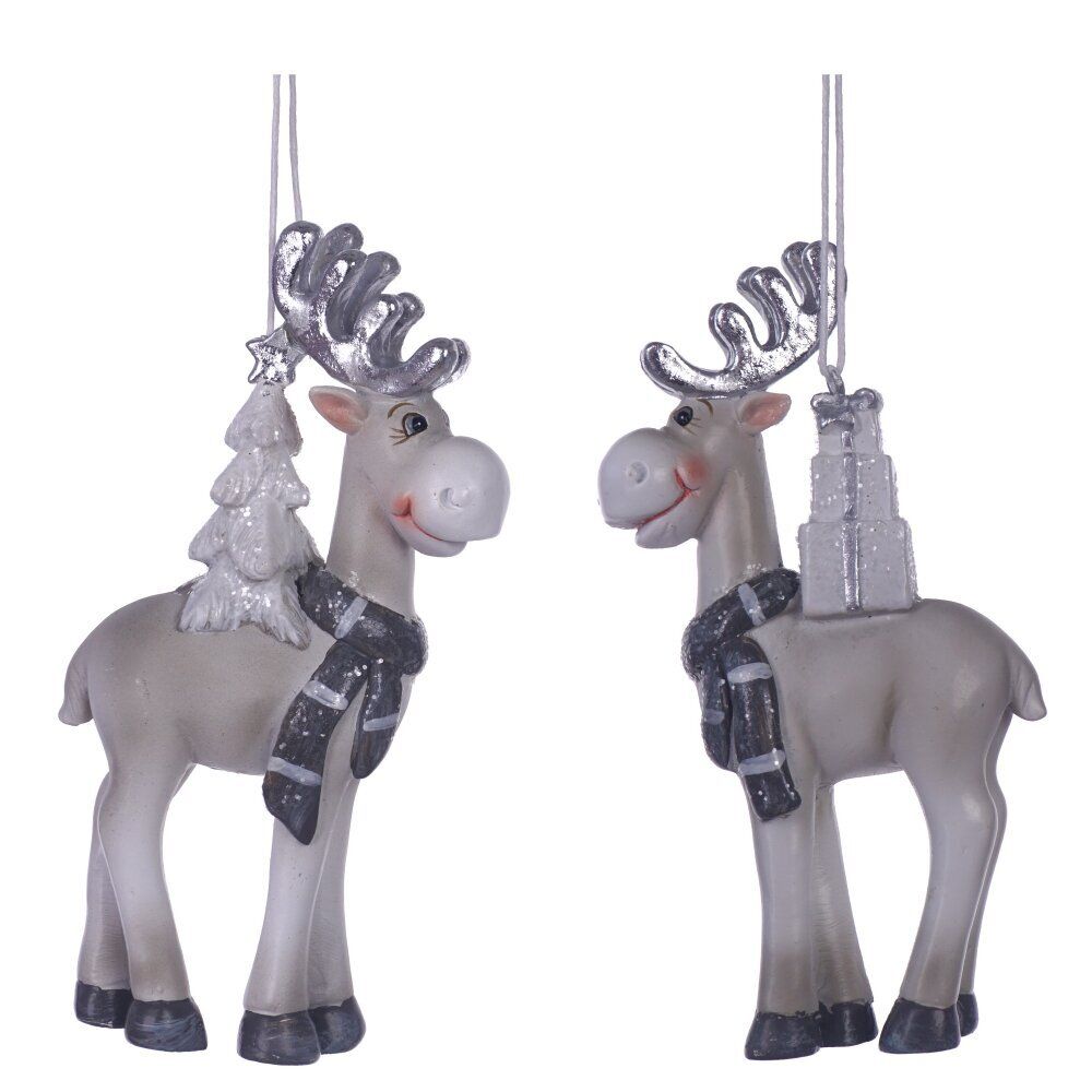 GAEM Фигурка декоративная подвесная "Олень", L5,5 W2,5 H11 см, 2в.