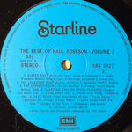 Paul Robeson ‎– The Best Of Paul Robeson Volume 2 (Англия 1972г.) Promo