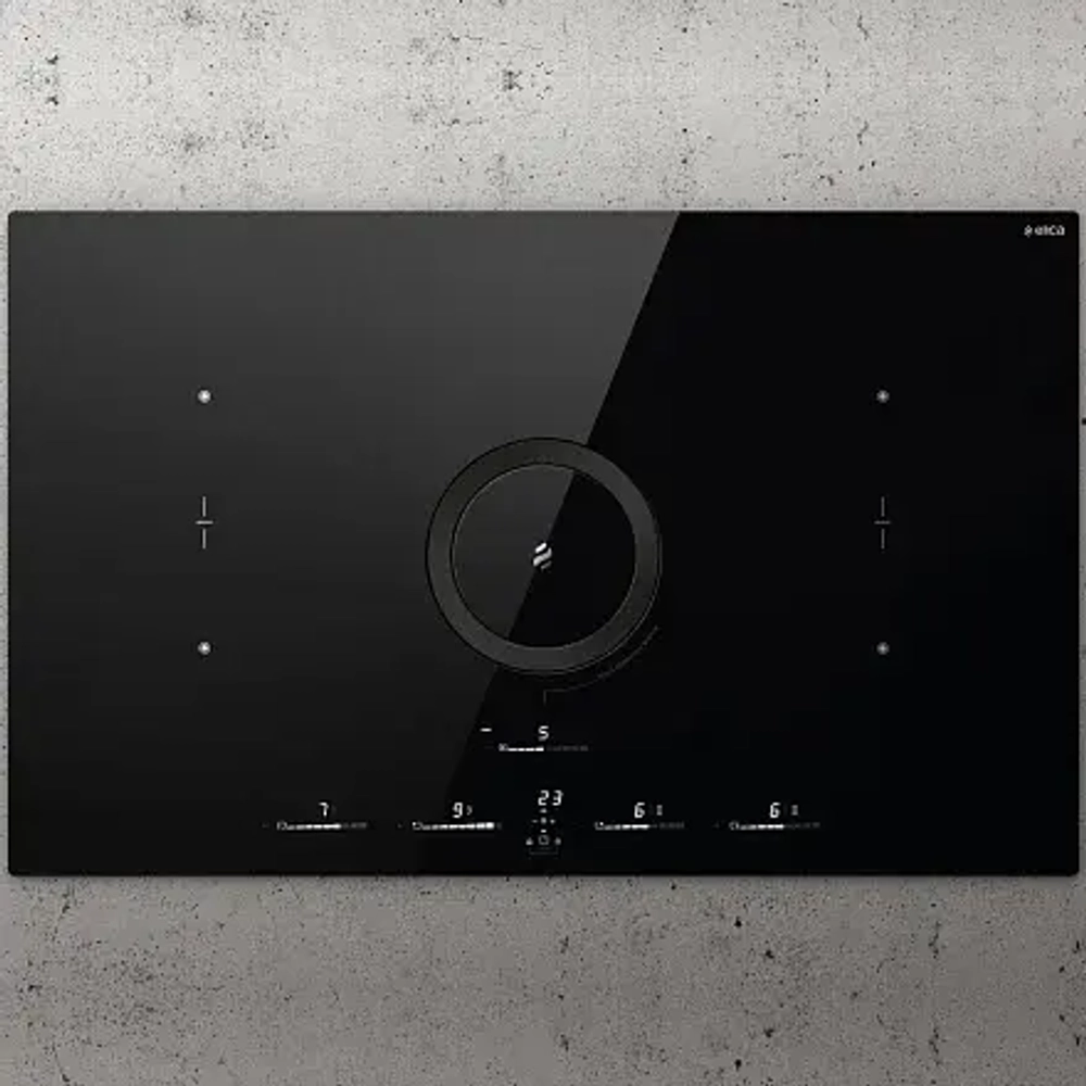 Встраиваемая индукционная варочная панель с вытяжкой Elica NIKOLATESLA SWITCH GLOW BL/F/83-PRF0183878