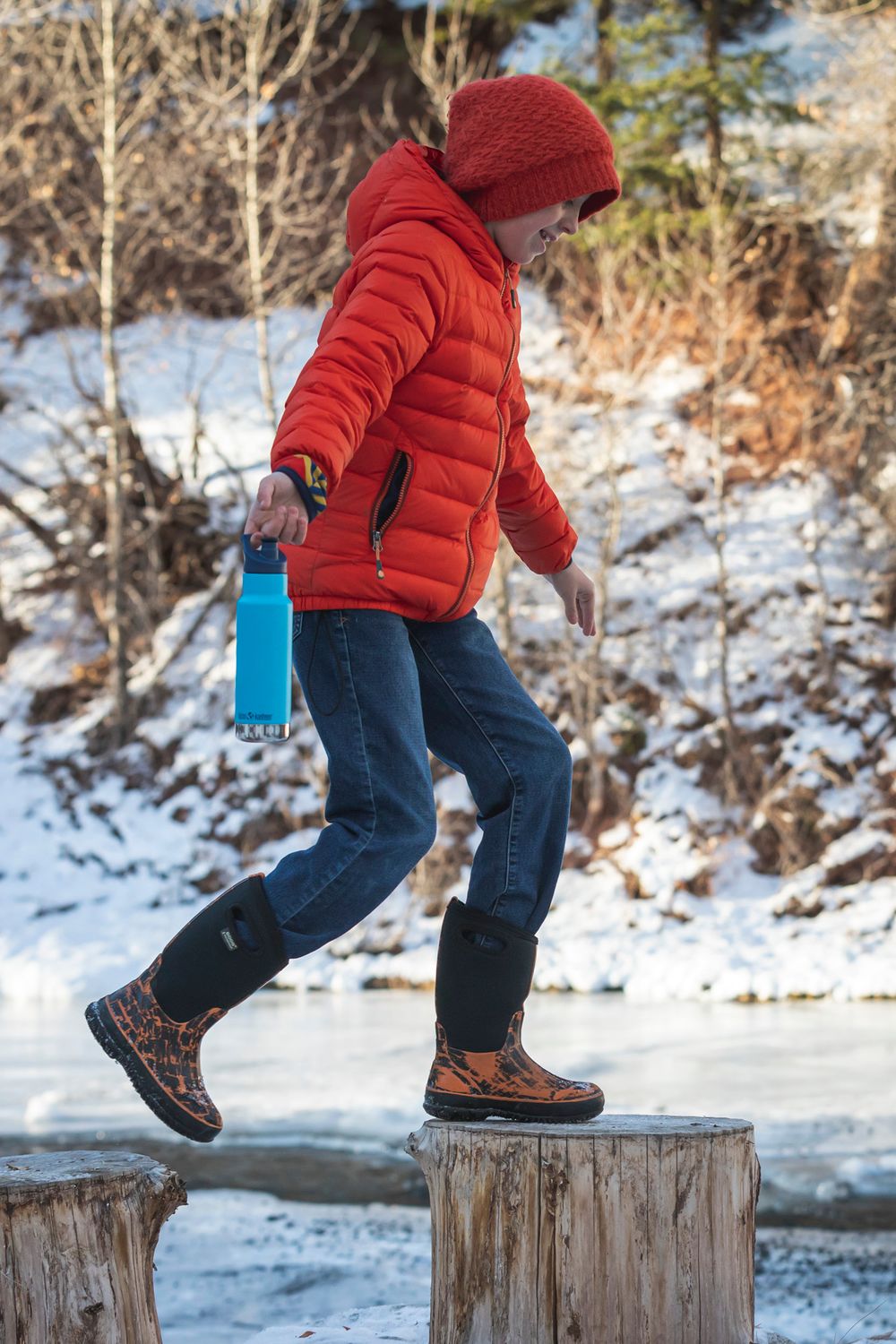 Детская термобутылка Klean Kanteen Insulated Kid Classic Narrow 12oz (355 мл) Hawaiian Ocean