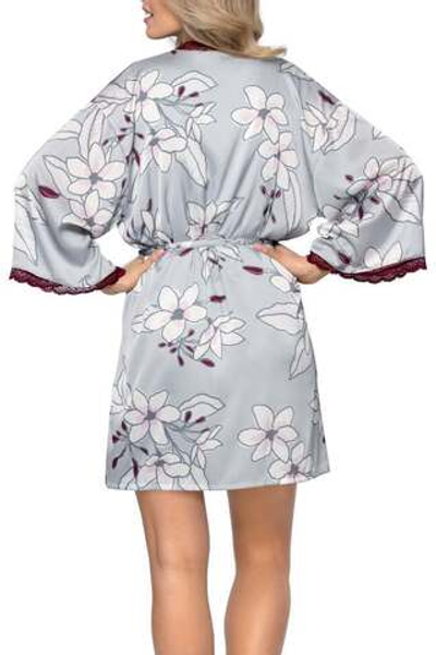 Халат Aurora с длинным рукавом (Размер: S) (Цвет: серый)