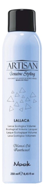 NOOK Эко-лак для фиксации волос - Lallaca Ecological Volume Spray, 250мл