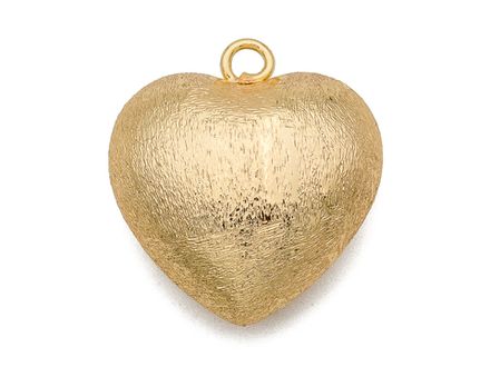 Кулон Фактурное Сердце, 28.5мм
