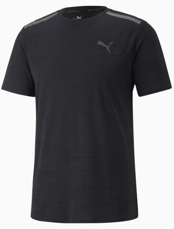 Мужская теннисная футболка Puma Train Jacquard Short Sleeve Tee - черный