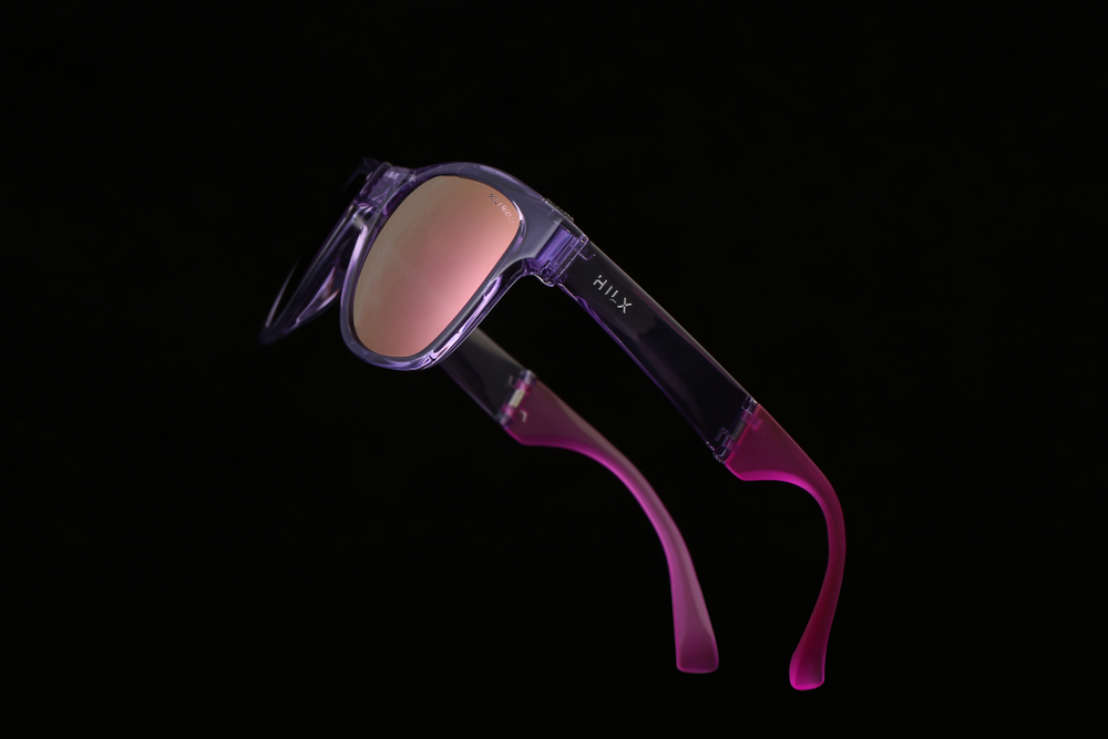 Спортивные очки HILX Unfold Shiny Crystal Purple / Purple Polarized Lens