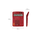 Калькулятор BRAUBERG EXTRA 12р /2 памяти/ (155*206) бордовый, 12-WR 250484
