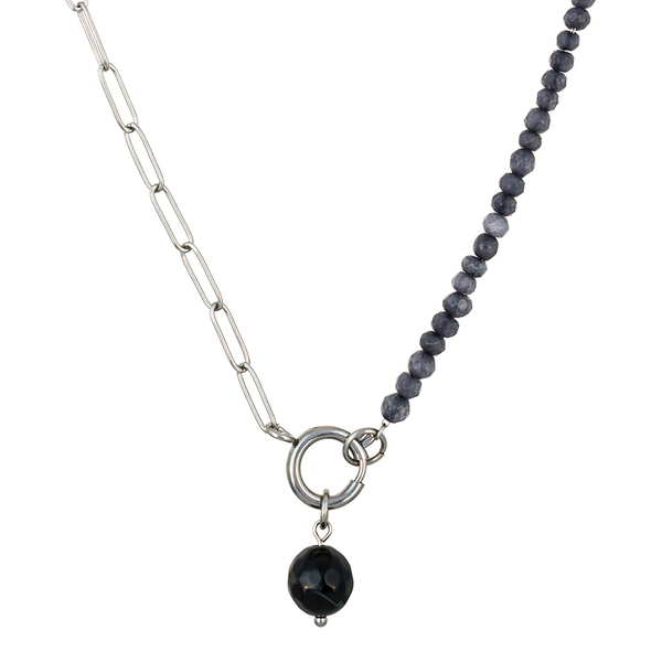 Колье Fiore Luna AGAT GREY BP03181-1 BW/S