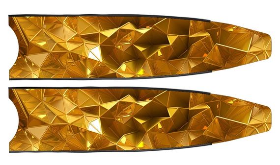 Лопасти Leaderfins Pure Carbon Gold Limited Edition белая отбортовка 20°