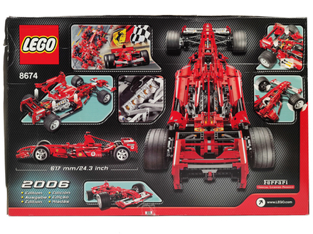 Конструктор LEGO Racers 8674 Гонщик Феррари Ф 1 1:8