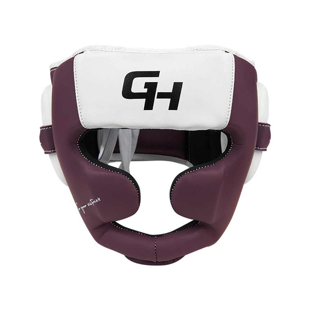 CNHGKF-550 Боксерский шлем Force Full Face KK Фиолетово-белый