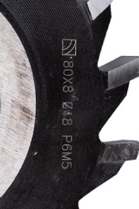 Фреза дисковая трехстор. прямой зуб 80х08х27 Z=18 Р6М5