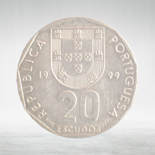 Portugal, 20 Escudos, 1999, VF