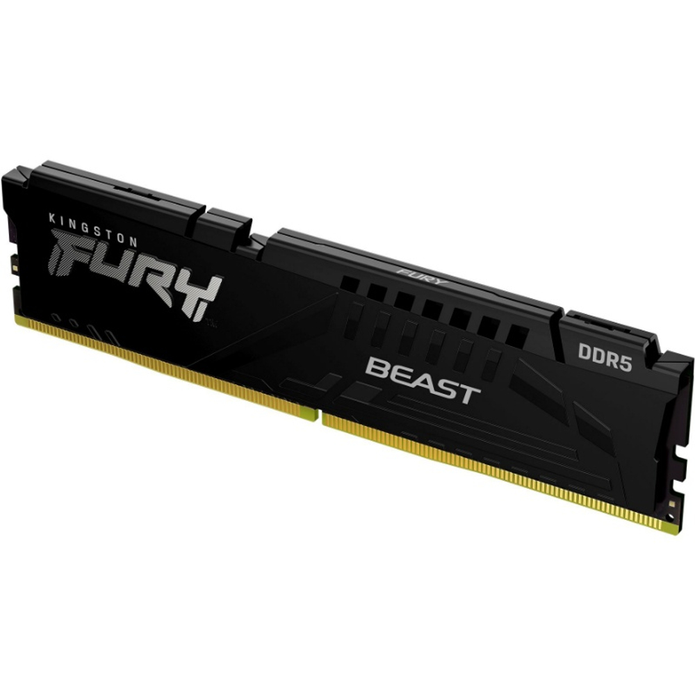 Оперативная память Kingston 16GB 5600MT/s DDR5 CL40 DIMM FURY Beast Black XMP