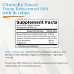 Doctor's Best, транс-ресвератрол 200 с Resvinol, 200 мг, 60 вегетарианских капсул