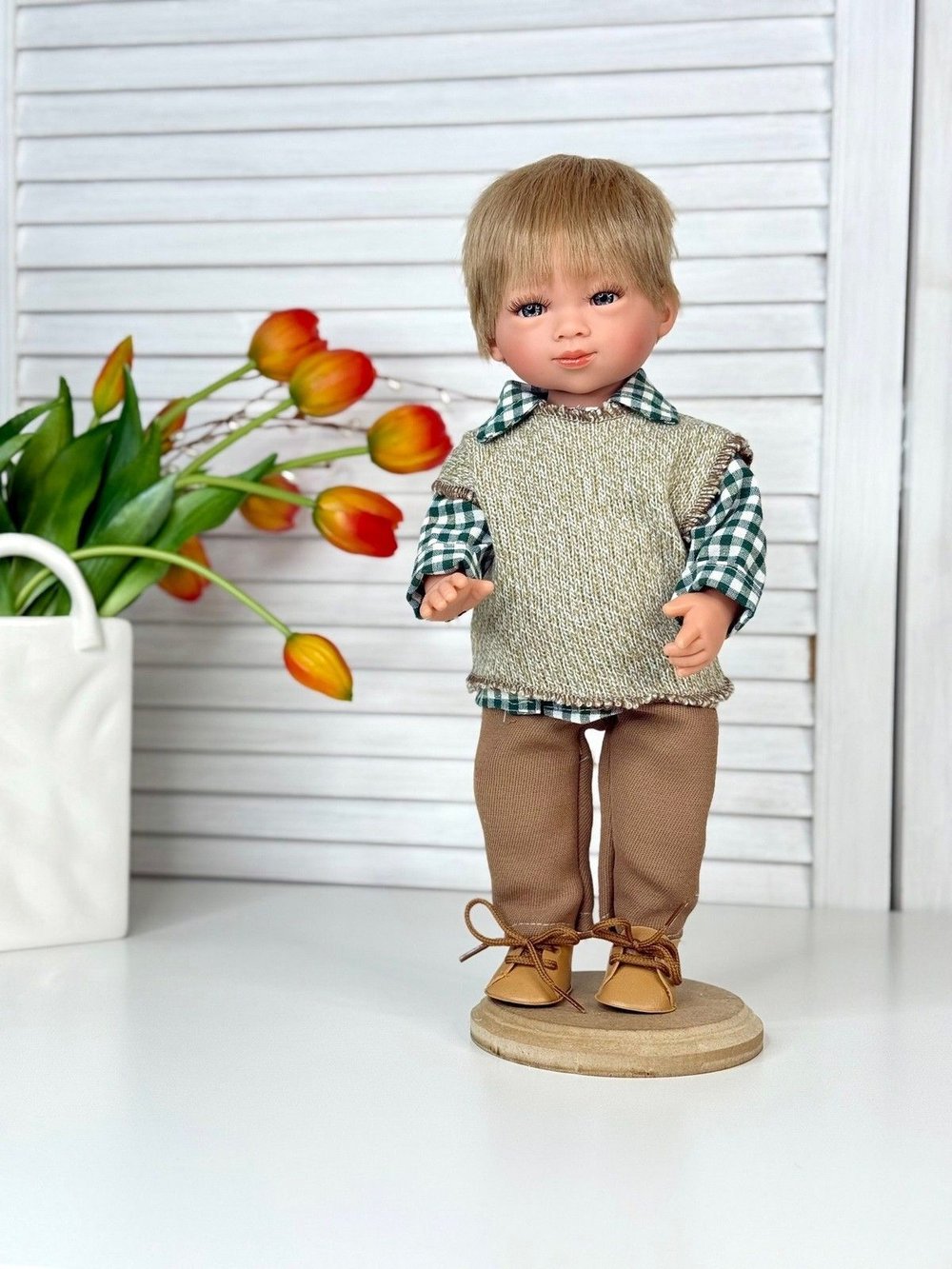 Кукла D Nenes виниловая 34см Marco (022215)