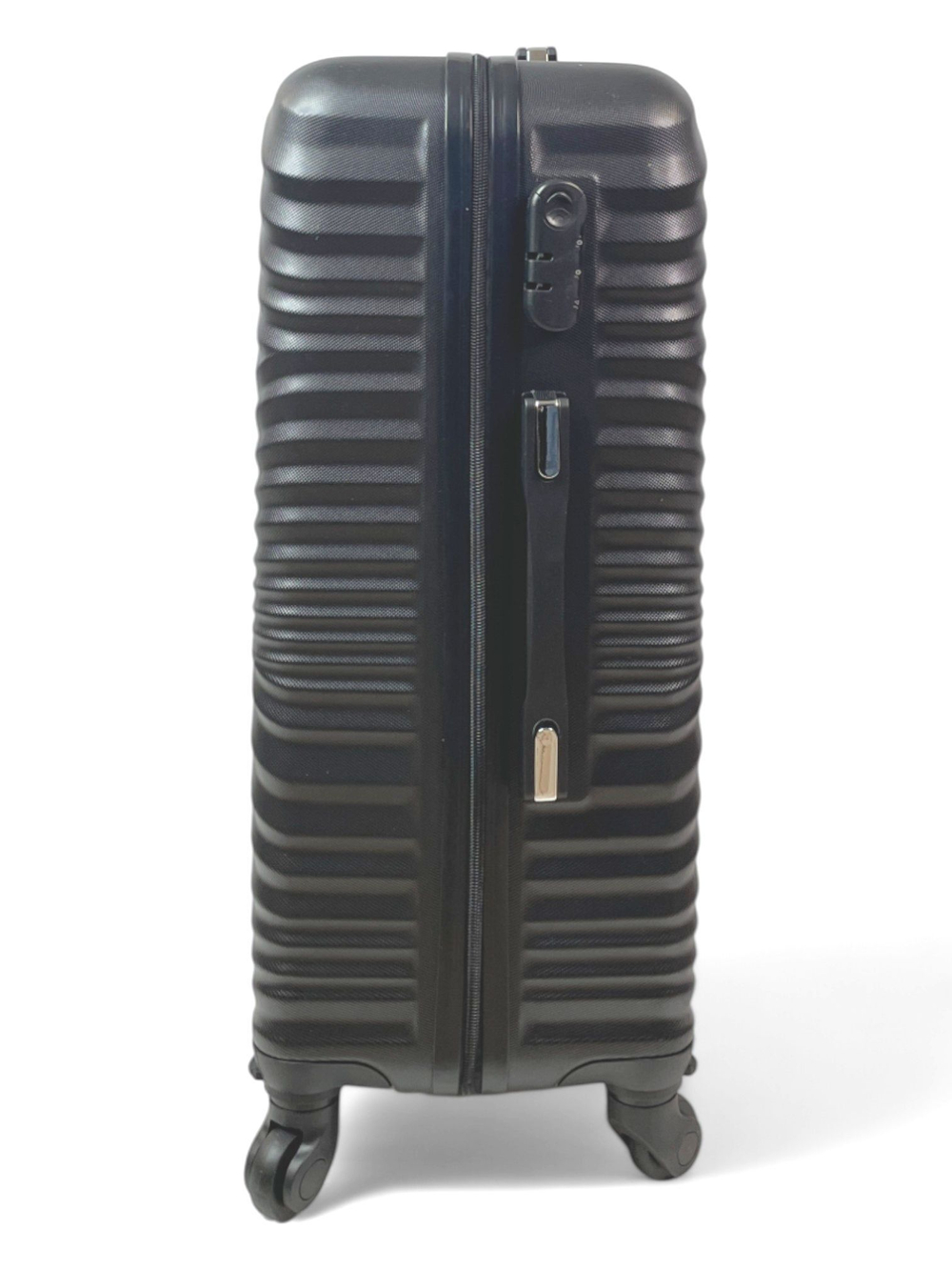 Средний чемодан Bon-Voyage Model Wave ABS, Черный, M