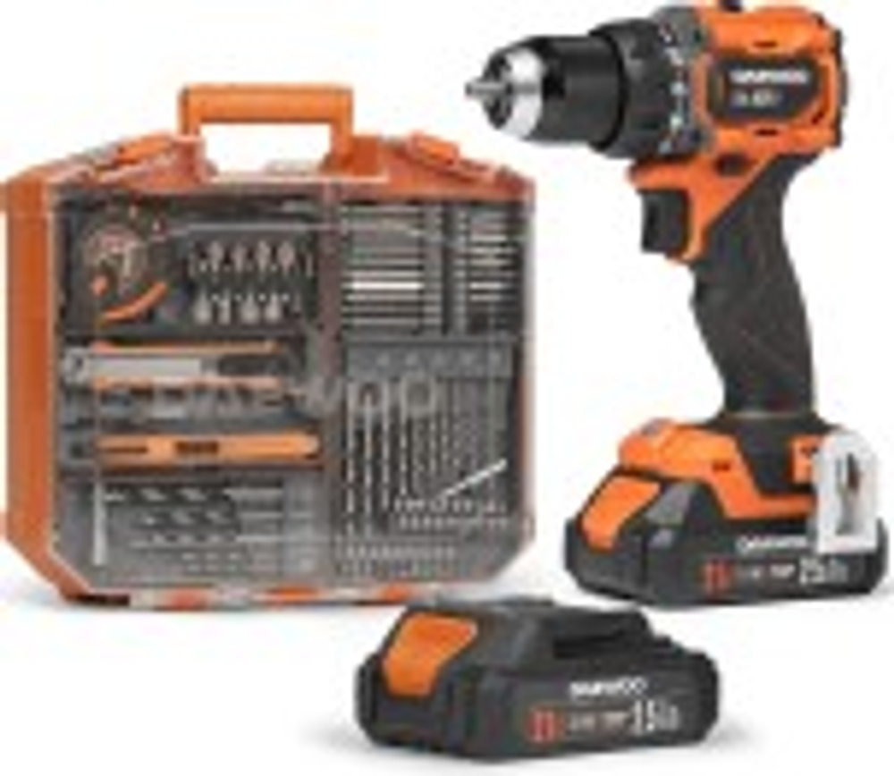 Дрель-шуруповерт аккумуляторная DAEWOO DAA 4021Li SET BOX с набором