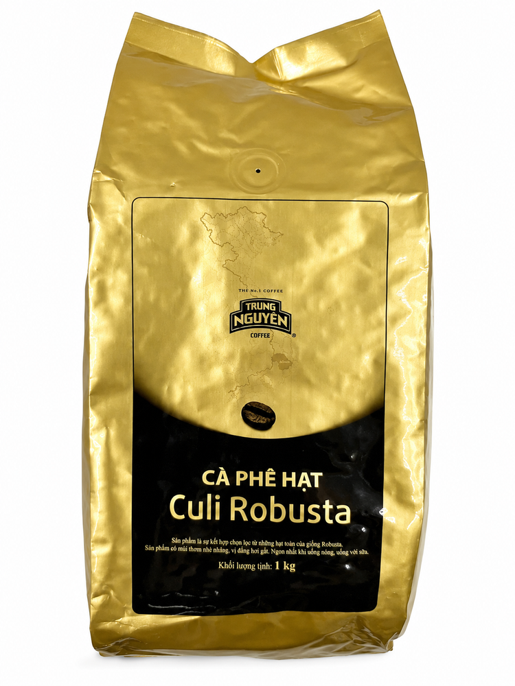 Кофе в зёрнах Trung Nguyen Culi Robusta 1 кг x 2 шт