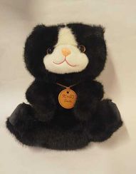 Yumşaq oyuncaq \ Мягкая игрушка \ Soft toys Pişik (qara, boyunbağılı)