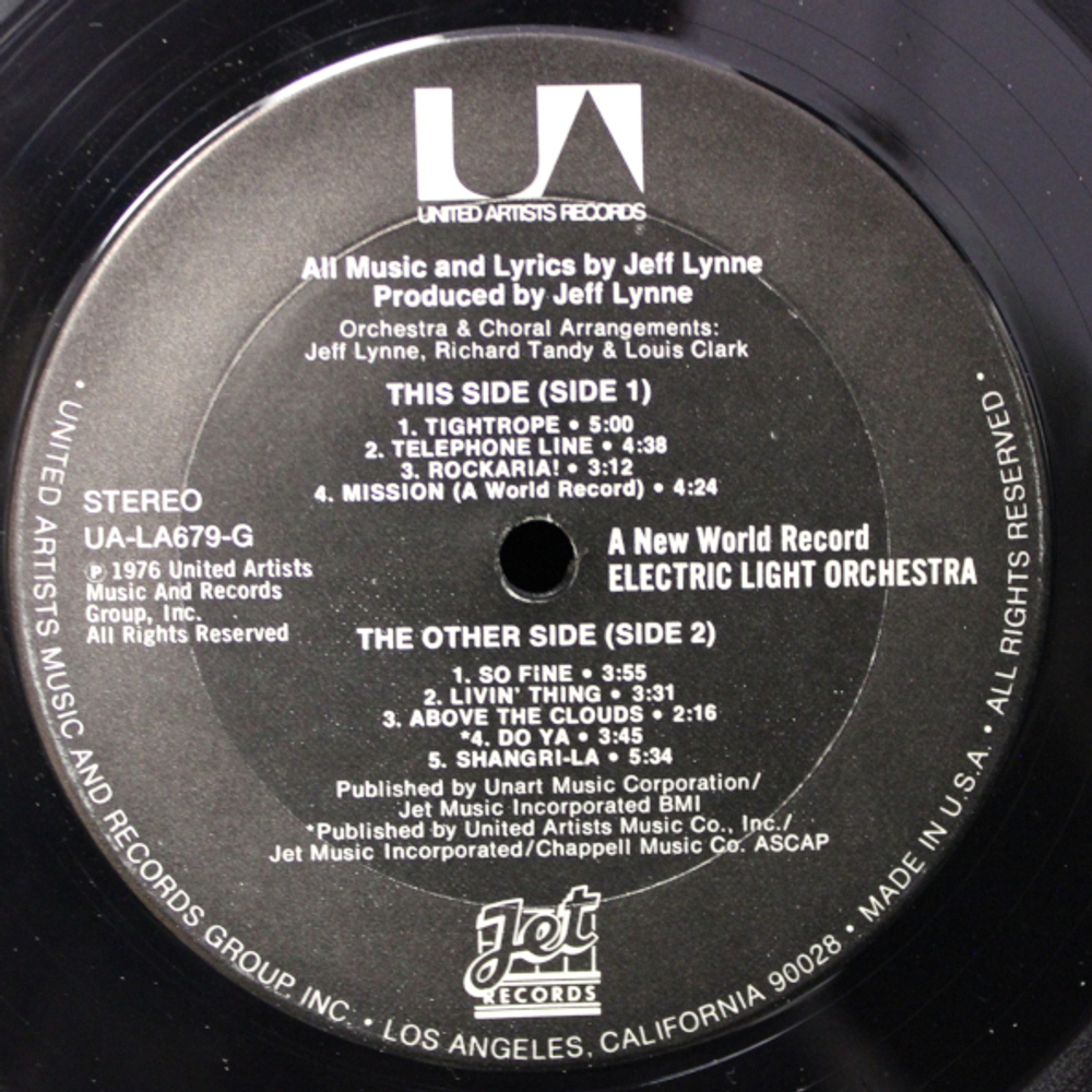 Electric Light Orchestra / A New World Record (LP)