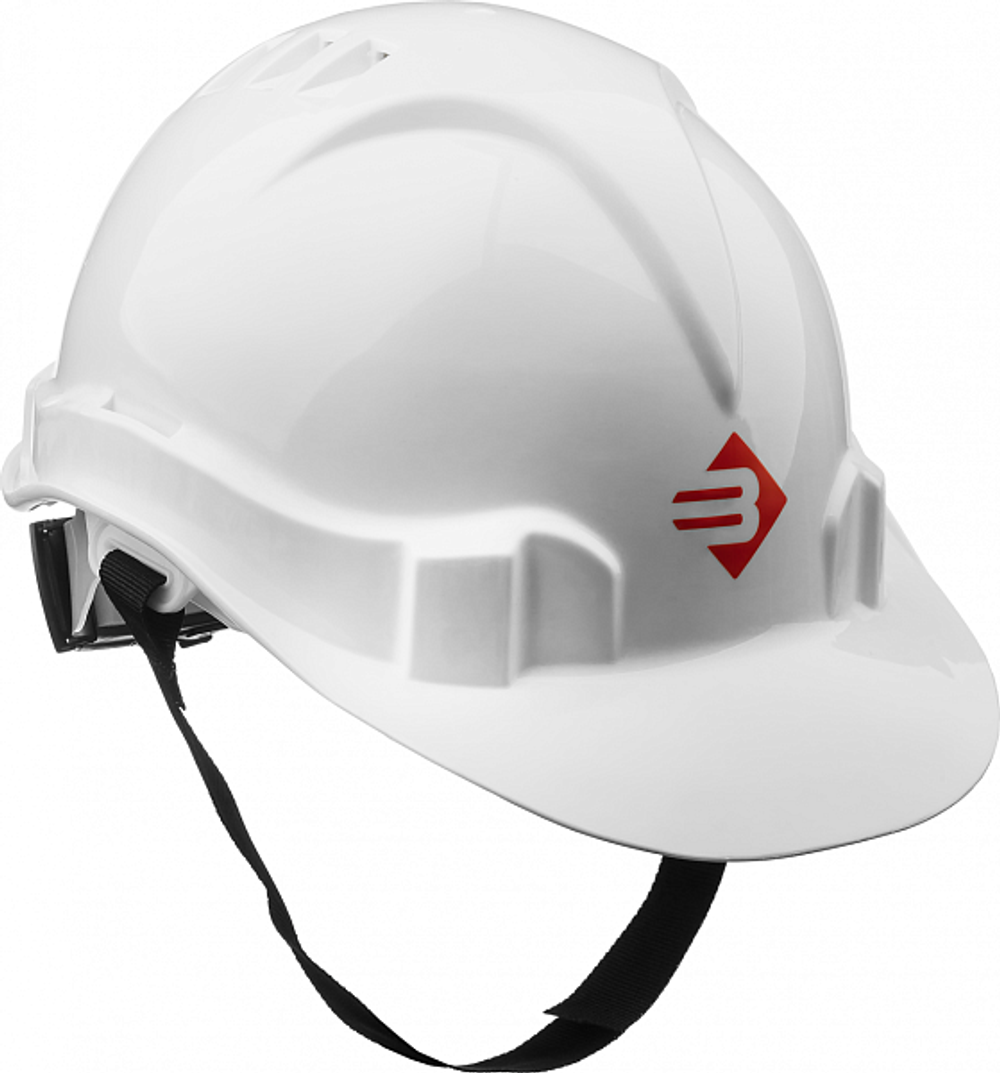 11094-2 ЗУБР ФОРТ Защитная каска с храповым механизмом белая