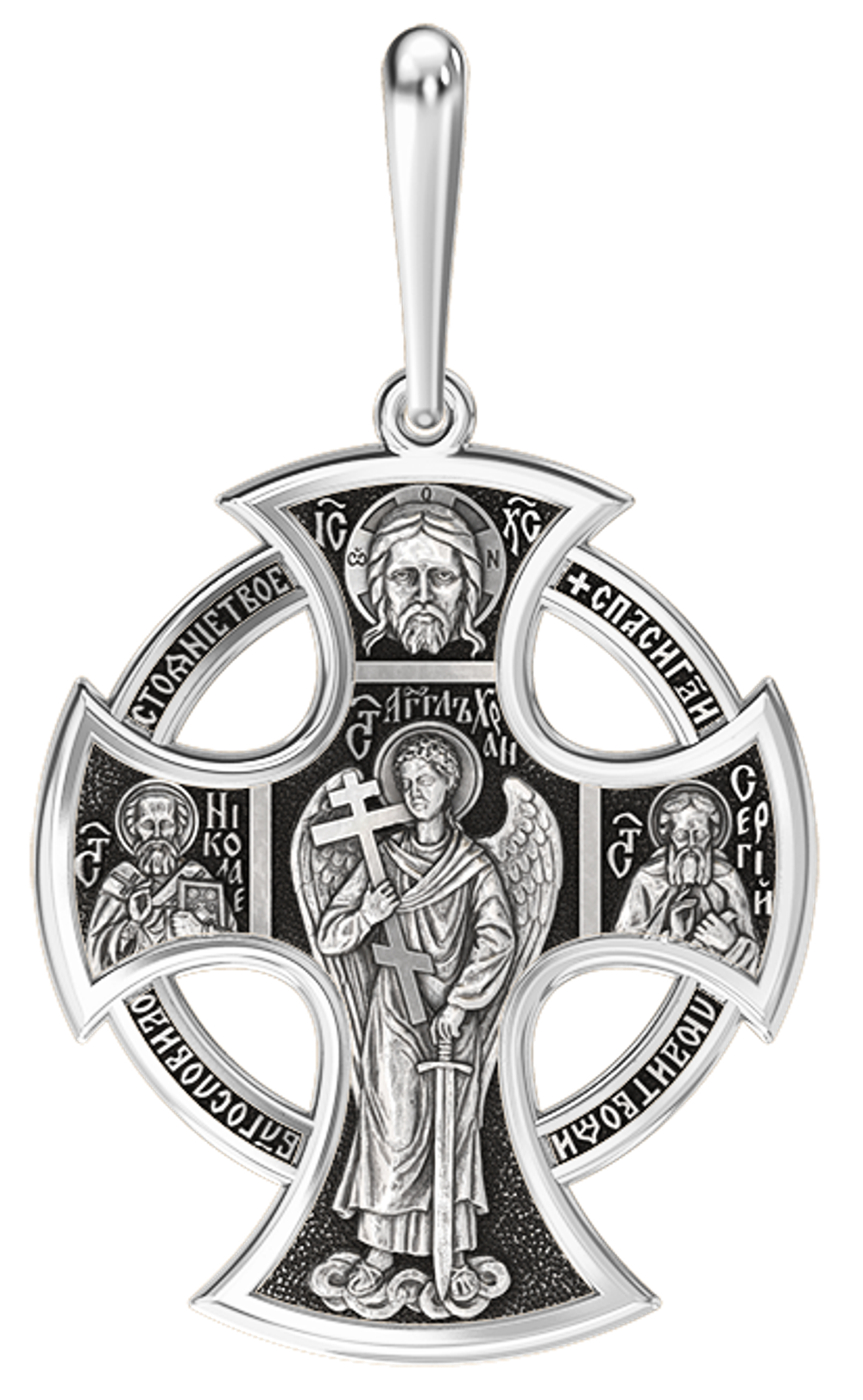 Господь Вседержитель. Деисус. Архангелы Михаил и Гавриил. Ангел Хранитель. Свт. Николай Чудотворец