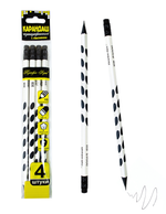 Карандаш ч/г HB "Черная точка" трехгран,заточенный, c ластиком, дерево РА006 (Профи-Арт)