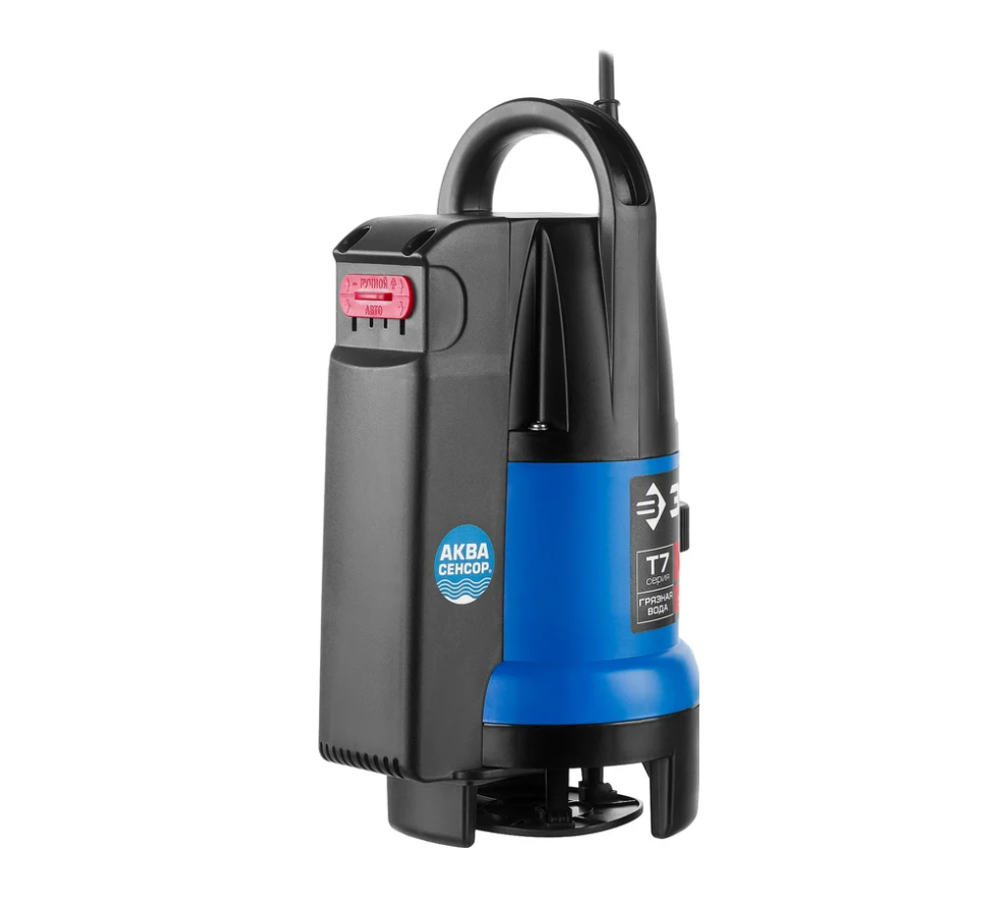 Дренажный насос для грязной воды Зубр Профессионал Т7 АкваСенсор НПГ-Т7-400