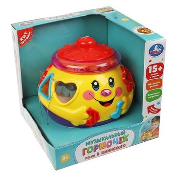 Обучающая игрушка Музыкальный горшочек Шаинский в кор. Умка 
