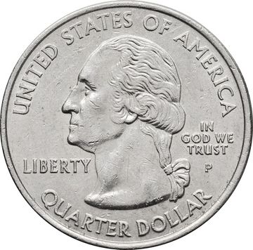 25 центов (1/4 доллара, квотер) 2003 США «Штат Иллинойс» (P)