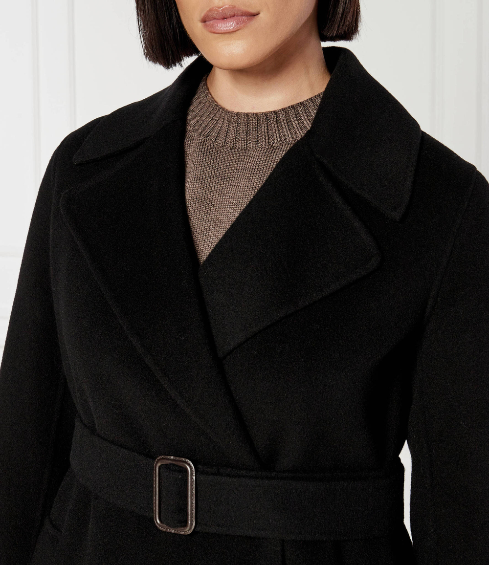 Хлопковое пальто Weekend MaxMara - черный(250160416)