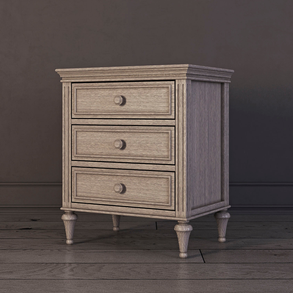 Тумба прикроватная с 3-я ящиками Riverdi