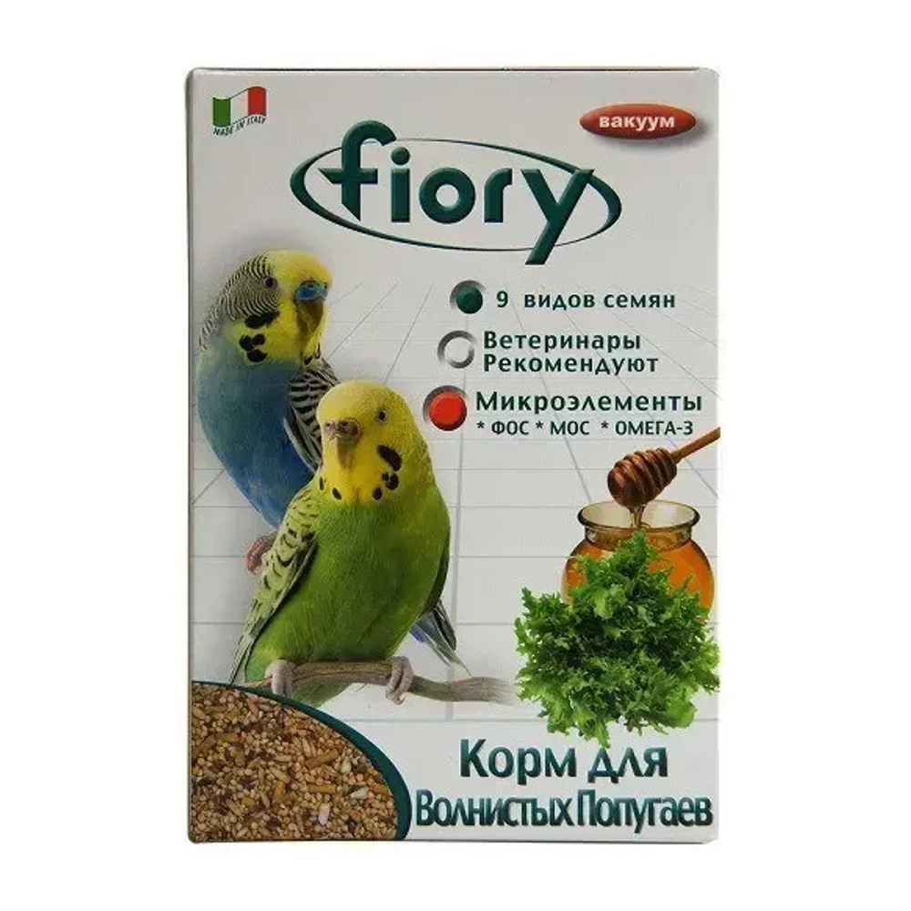 Fiory корм для волнистых попугаев pappagallini - 400 г