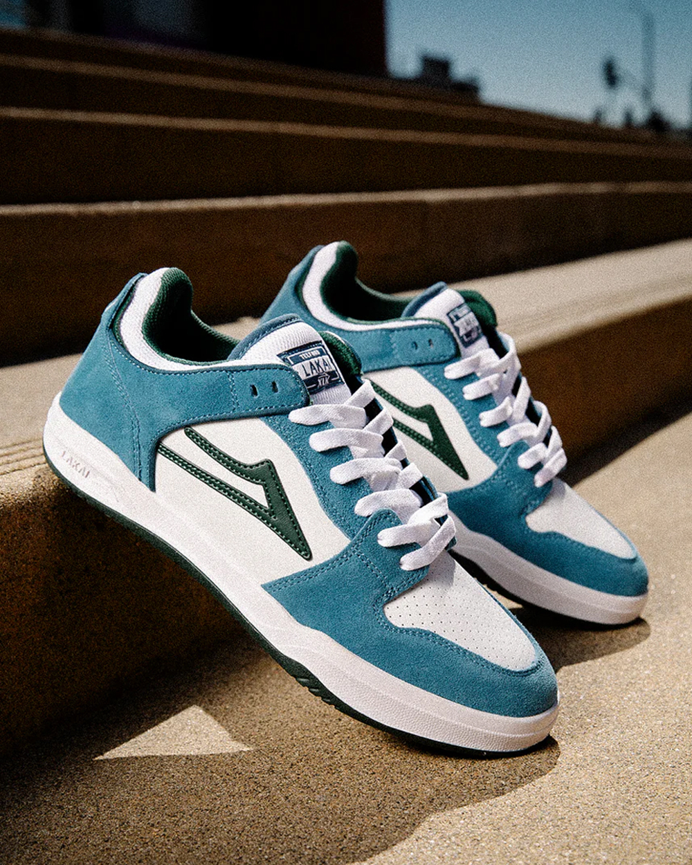 Кеды Lakai Telford Low: Slate/Pine Suede (EG)