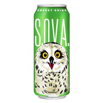 Энергетический напиток "S.O.V.A." грейпфрут 0,45л