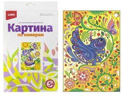 Картина по номерам для малышей "Птичка"