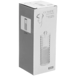 Диспенсер для ватных дисков «КАПЕЛЛА», с бамбуковой крышкой, прозрачный, 7.3*18.5см