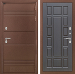 Дверь с терморазрывом входная Лабиринт Термо Лайт 12 Венге