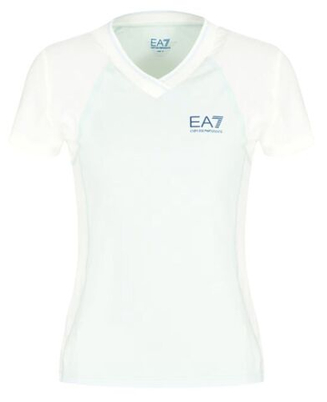 Женская теннисная футболка EA7 Woman Jersey - Мятный